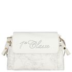 Baby Girls Ivory & Beige Geo Map Baby Changing Bag, 1, hi-res