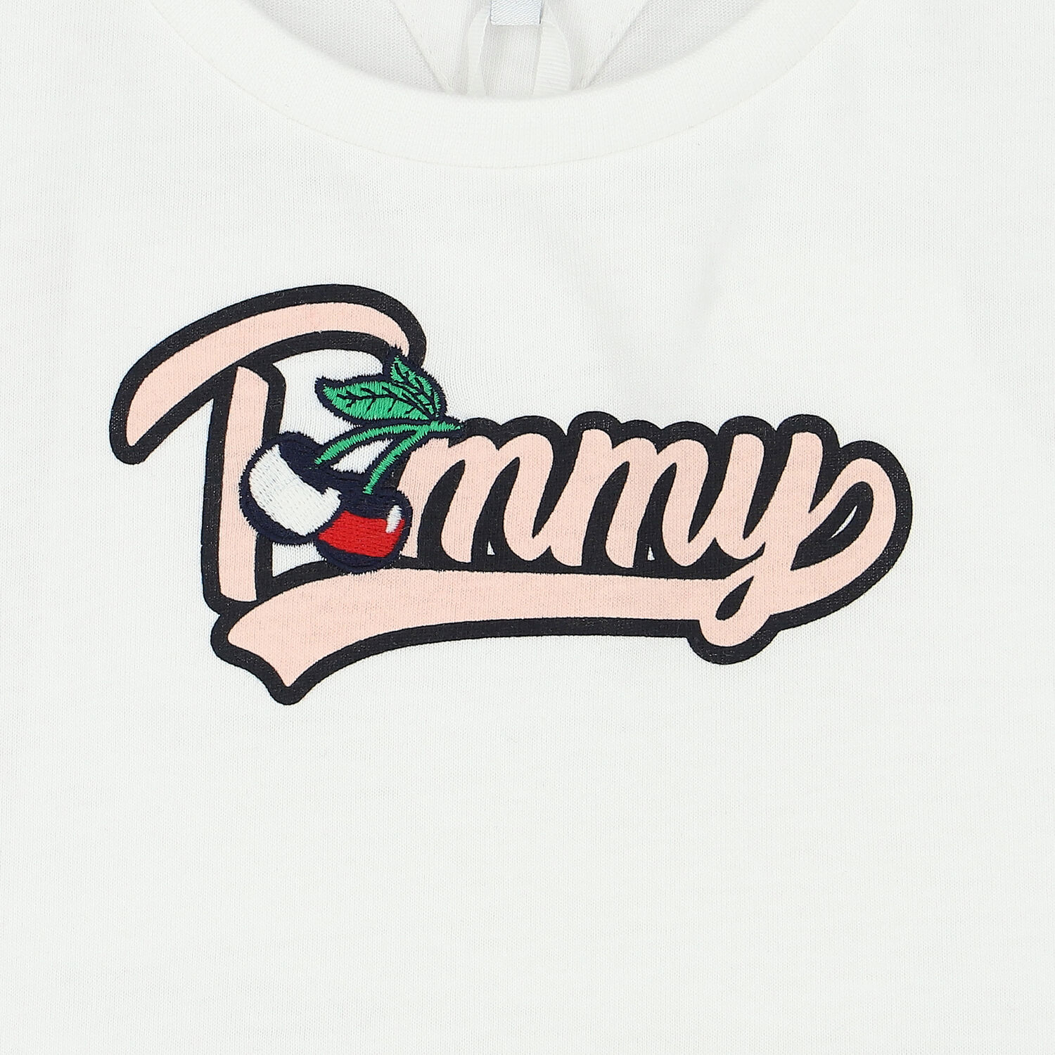 Girls White Logo T-Shirt, 1, hi-res