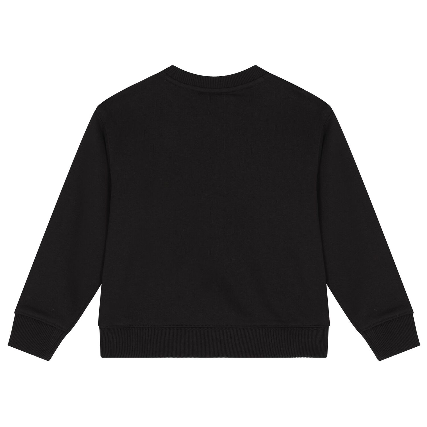 Boys Black Logo Sweatshirt, 1, hi-res image number null