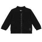Younger Boys Black & White Logo 3-Piece Tracksuit, 1, hi-res