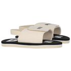 صندل اولاد بالشعار باللون البيج والاسود, 2, hi-res