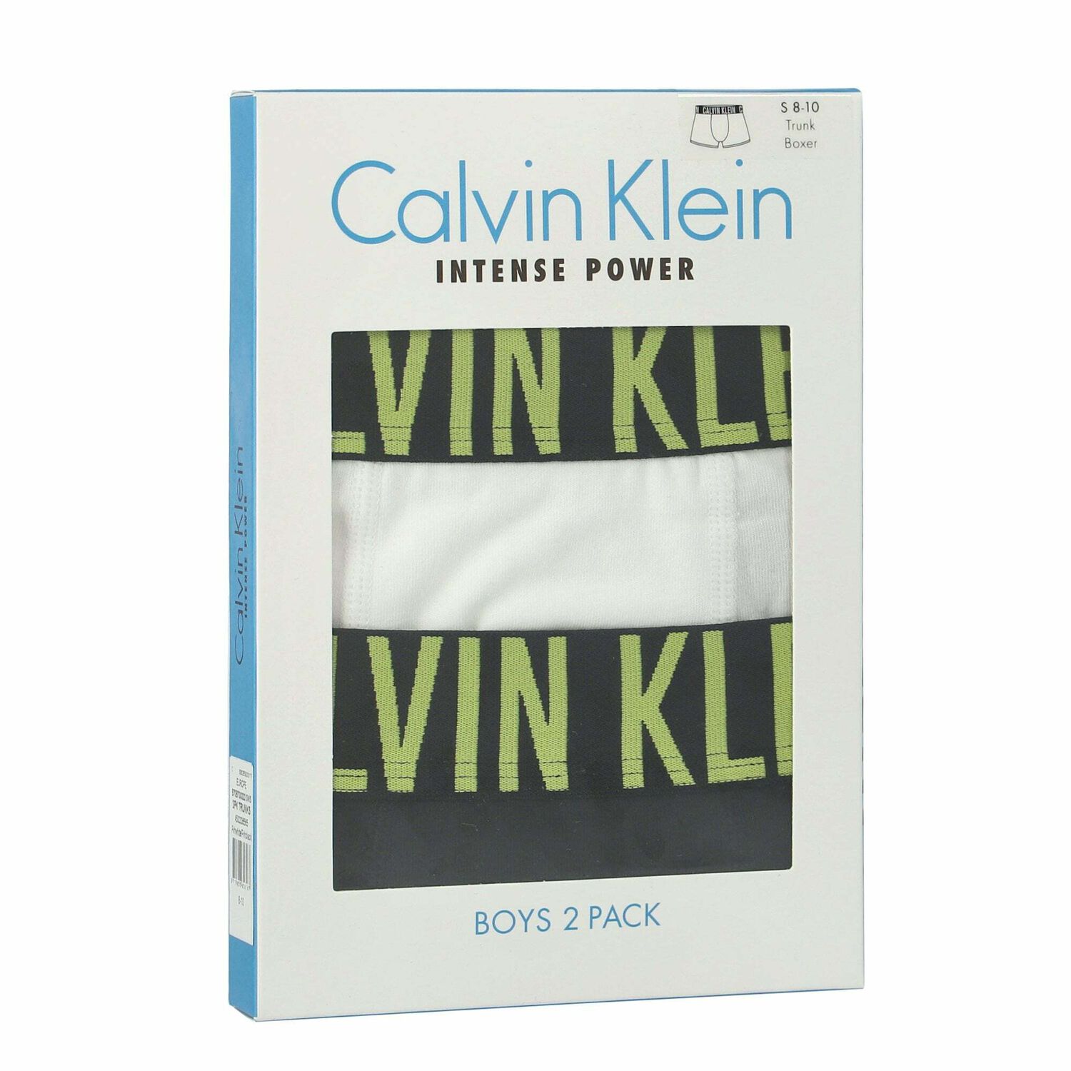 سراويل داخلية بالشعار باللون الابيض و الاسود للأولاد( قطعتين), 1, hi-res