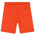 Boys Orange Logo Shorts, 2, hi-res