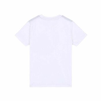 Boys White Cotton T-Shirt