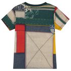 طقم شورت أولاد بالشعار متعدد الألوان, 2, hi-res