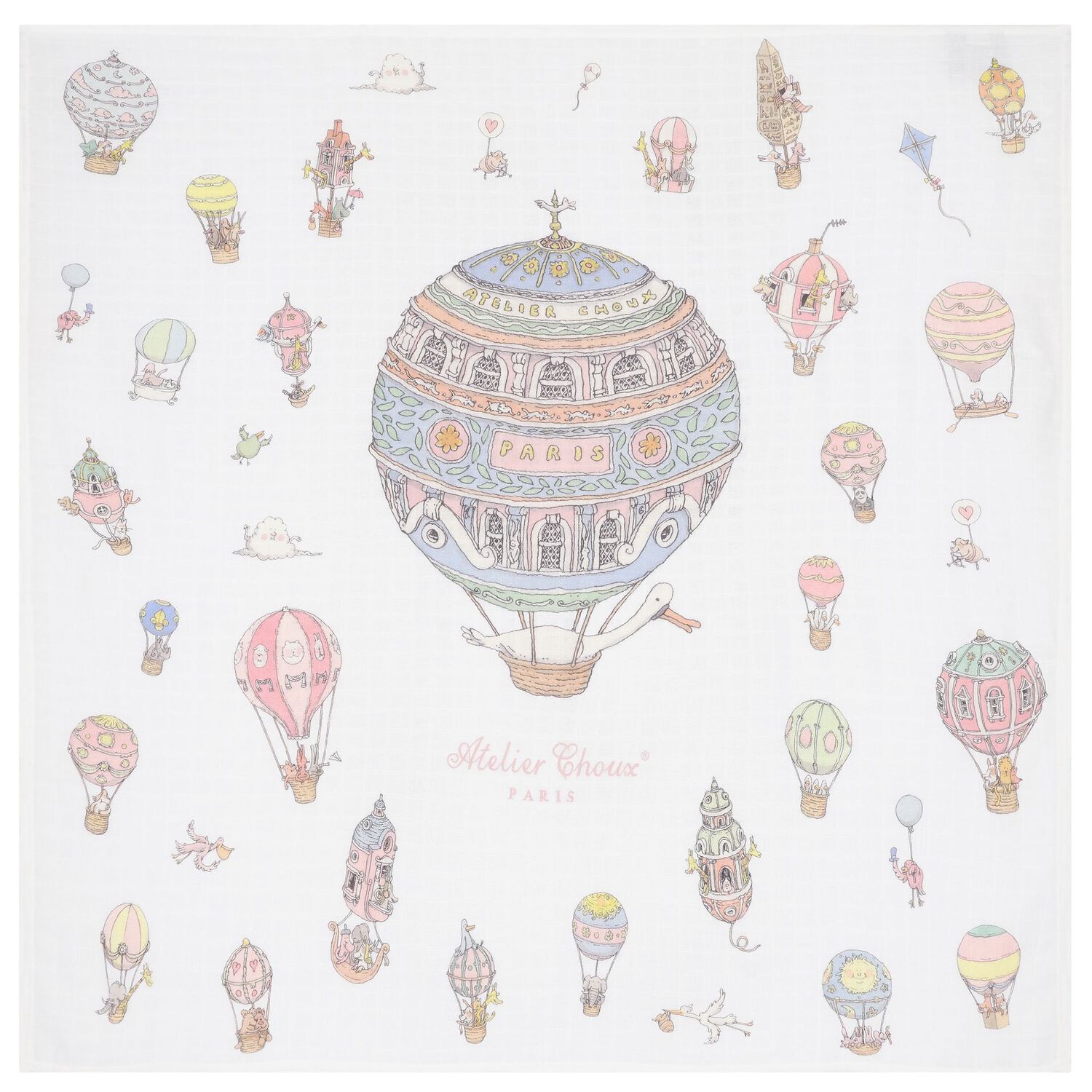 طقم هدايا سجنتشر كاريه  باللون الأبيض والوردي للبنات الصغار , 1, hi-res