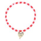 أساور للبنات باللون الوردي والبرتقالي والأحمر ( 5 قطع) , 1, hi-res