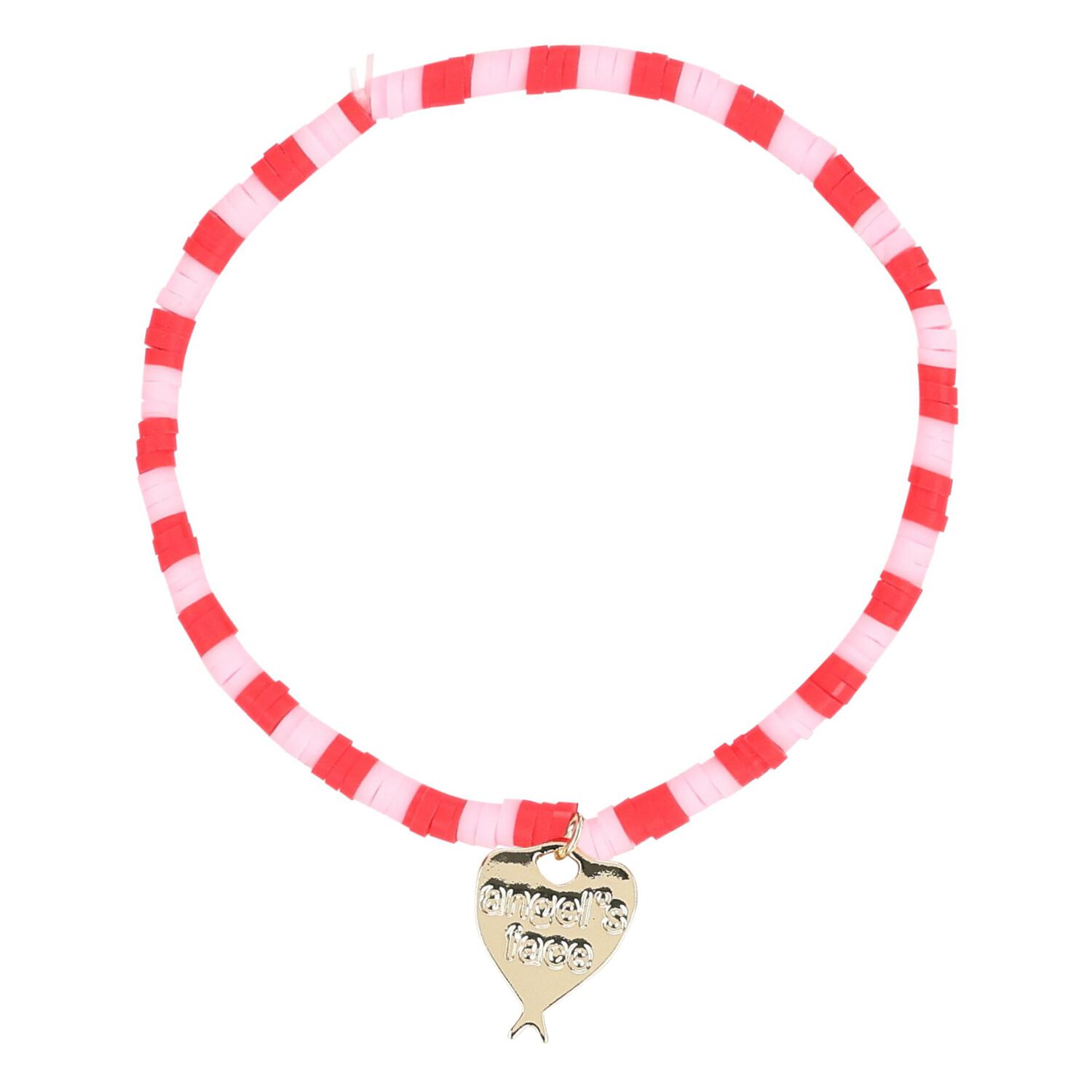 أساور للبنات باللون الوردي والبرتقالي والأحمر ( 5 قطع) , 1, hi-res