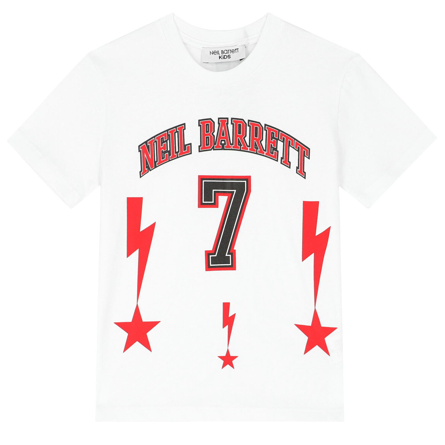 Boys White Logo T-Shirt, 1, hi-res image number null