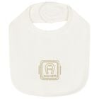 Ivory & Gold Logo Babygrow Gift Set , 1, hi-res