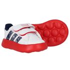 Boys Boys White & Red Marvel Grand Court Trainers, 1, hi-res