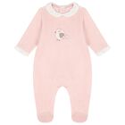 Baby Girls Ivory & Pink Babygrows ( 2-Pack ), 1, hi-res