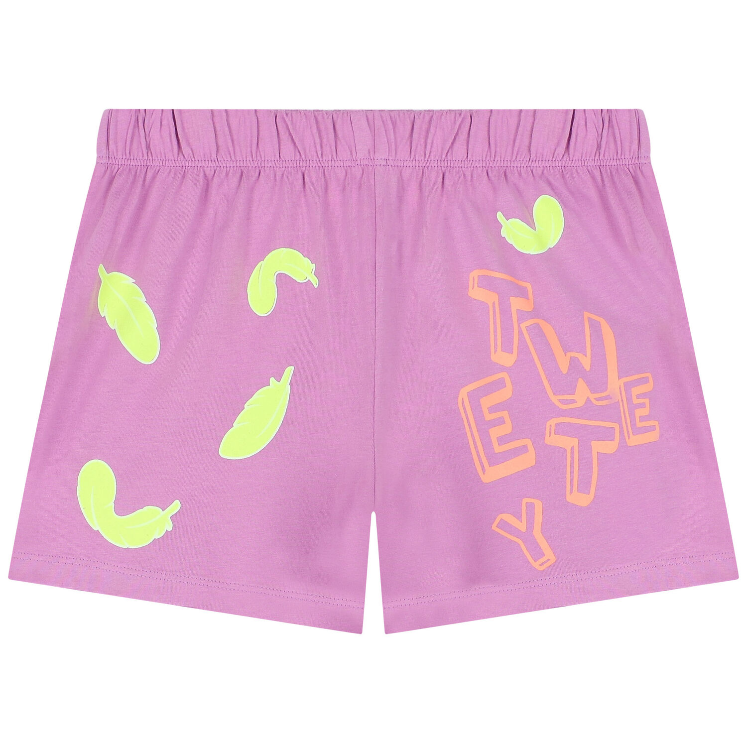 طقم بيجاما بطبعة الشعب و تويتي باللون الاورجواني, 1, hi-res