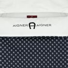 Baby Boys White & Navy Blue Logo Nest, 1, hi-res