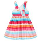 فستان بنات مخطط متعدد الالوان, 1, hi-res