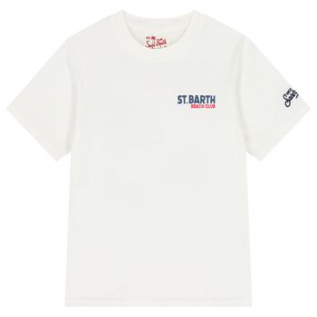 Boys White Logo T-Shirt