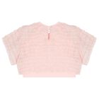 Girls Pink Ruffle Chiffon Shorts Set, 1, hi-res