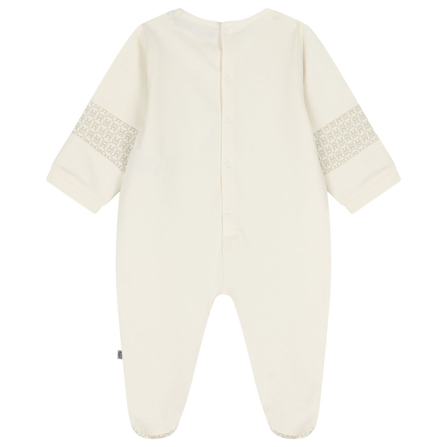 Ivory Logo Babygrow, 1, hi-res