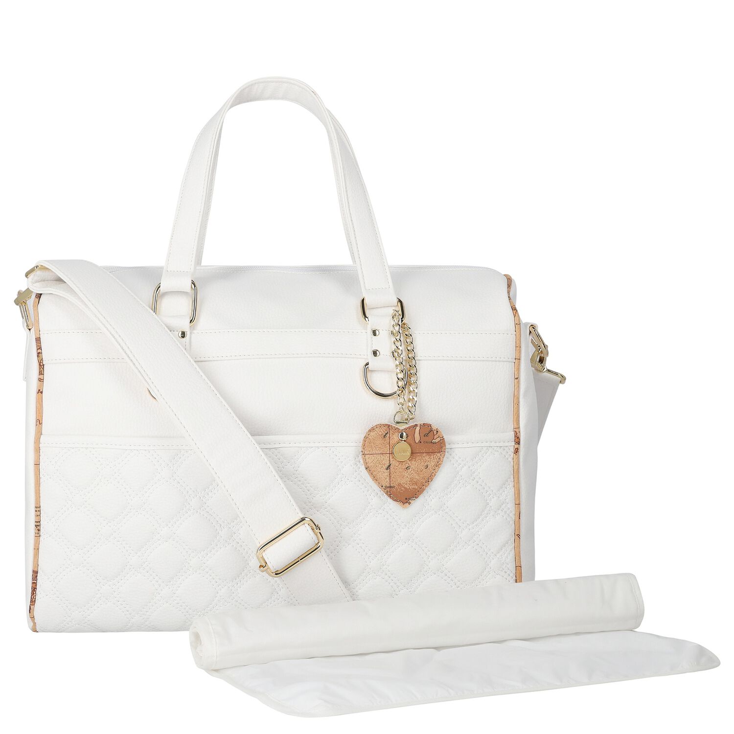 White Baby Changing Bag, 1, hi-res