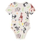 Baby Boys Beige Logo Tracksuit (3 Piece), 1, hi-res