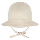 طقم فستان دونغرى بطبعه تيدى بير للبنات باللون البيج والعاجى , 1, hi-res