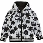 Boys Black & White Reversible Windbreaker Jacket, 1, hi-res