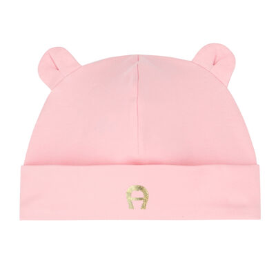 Pink & Gold Logo Hat