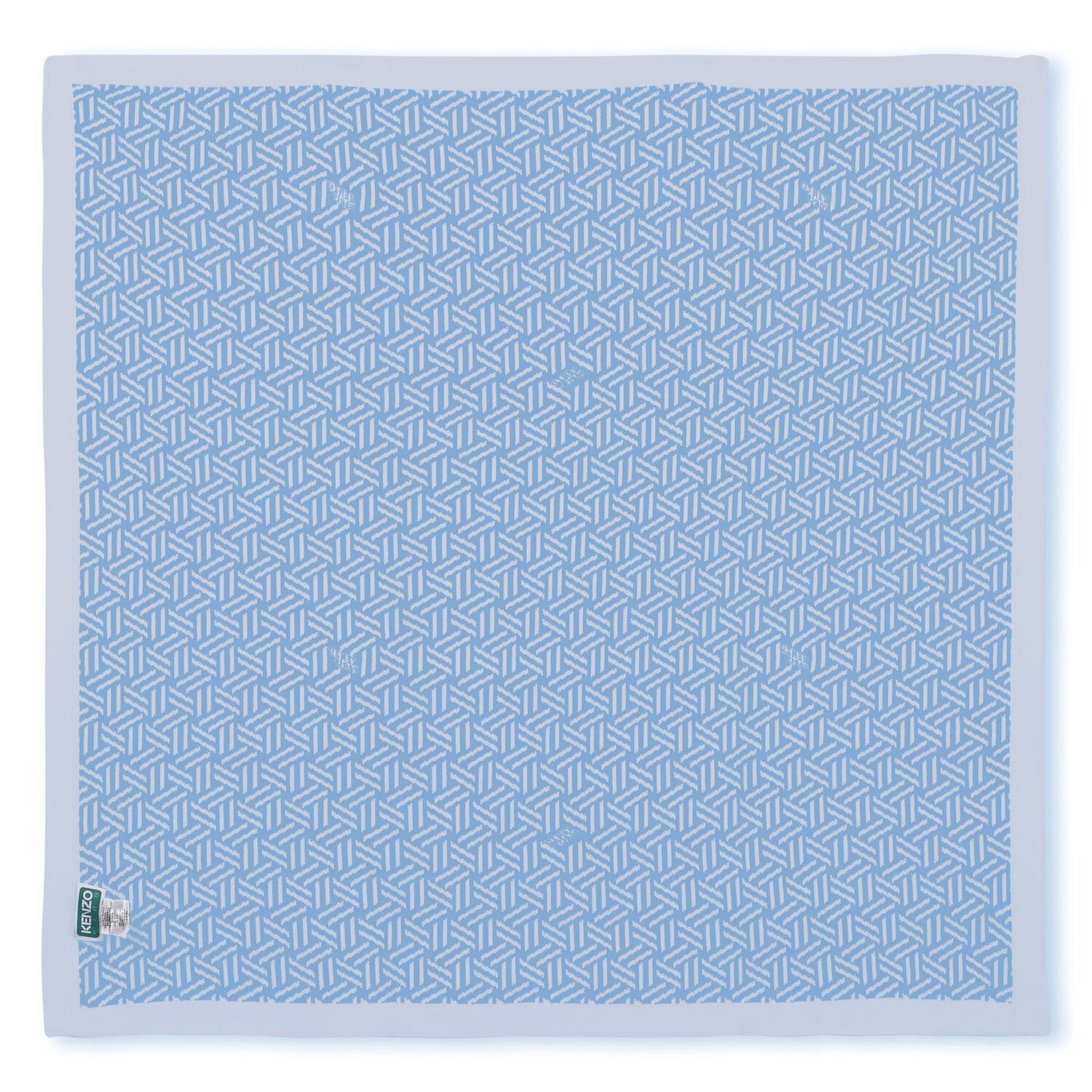 Baby Boys Blue Knitted Blanket, 2, hi-res