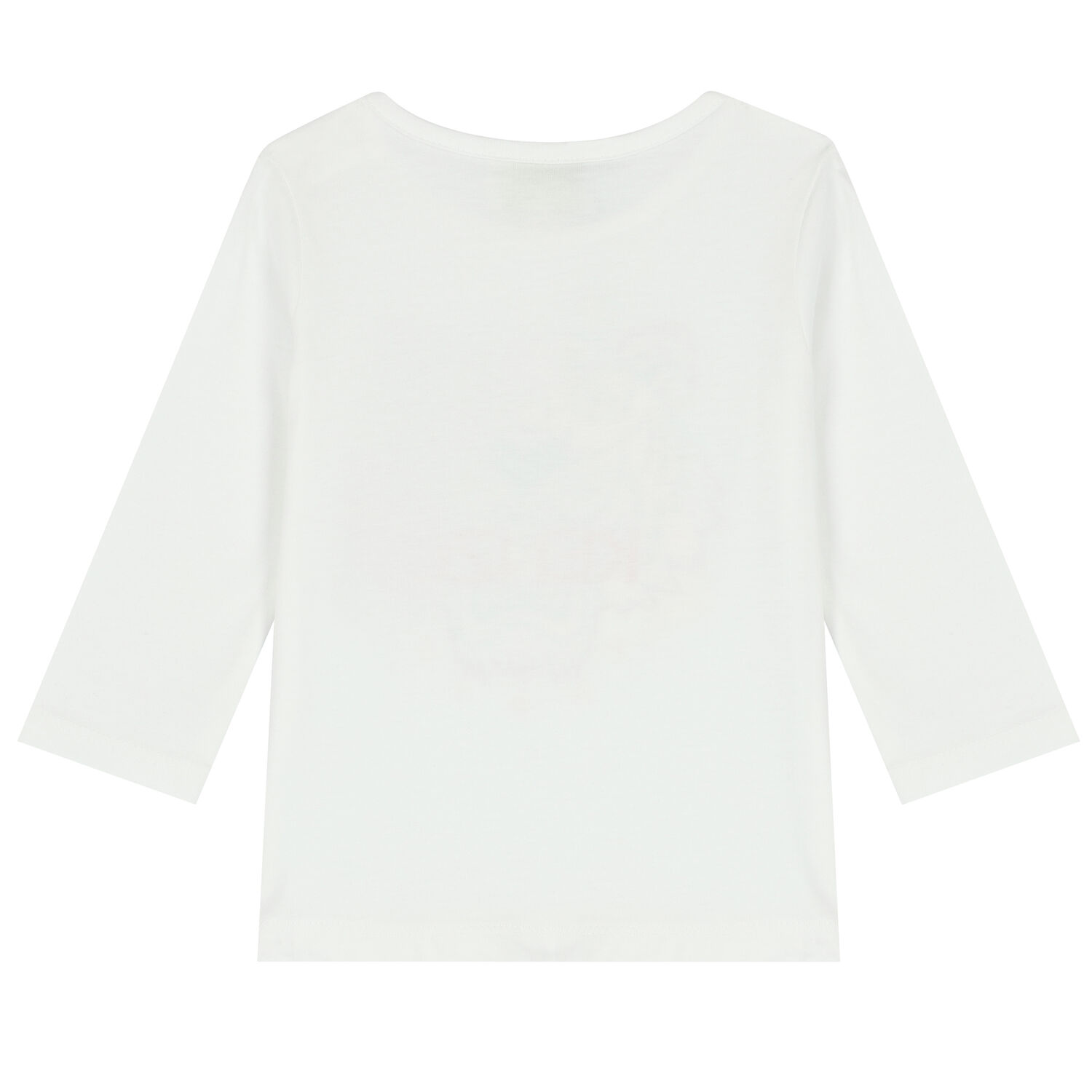 Younger Girls White Tiger Long Sleeve Top, 1, hi-res