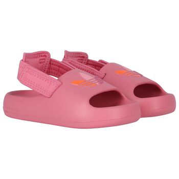 Girls Pink Adifom Adilette C Sliders
