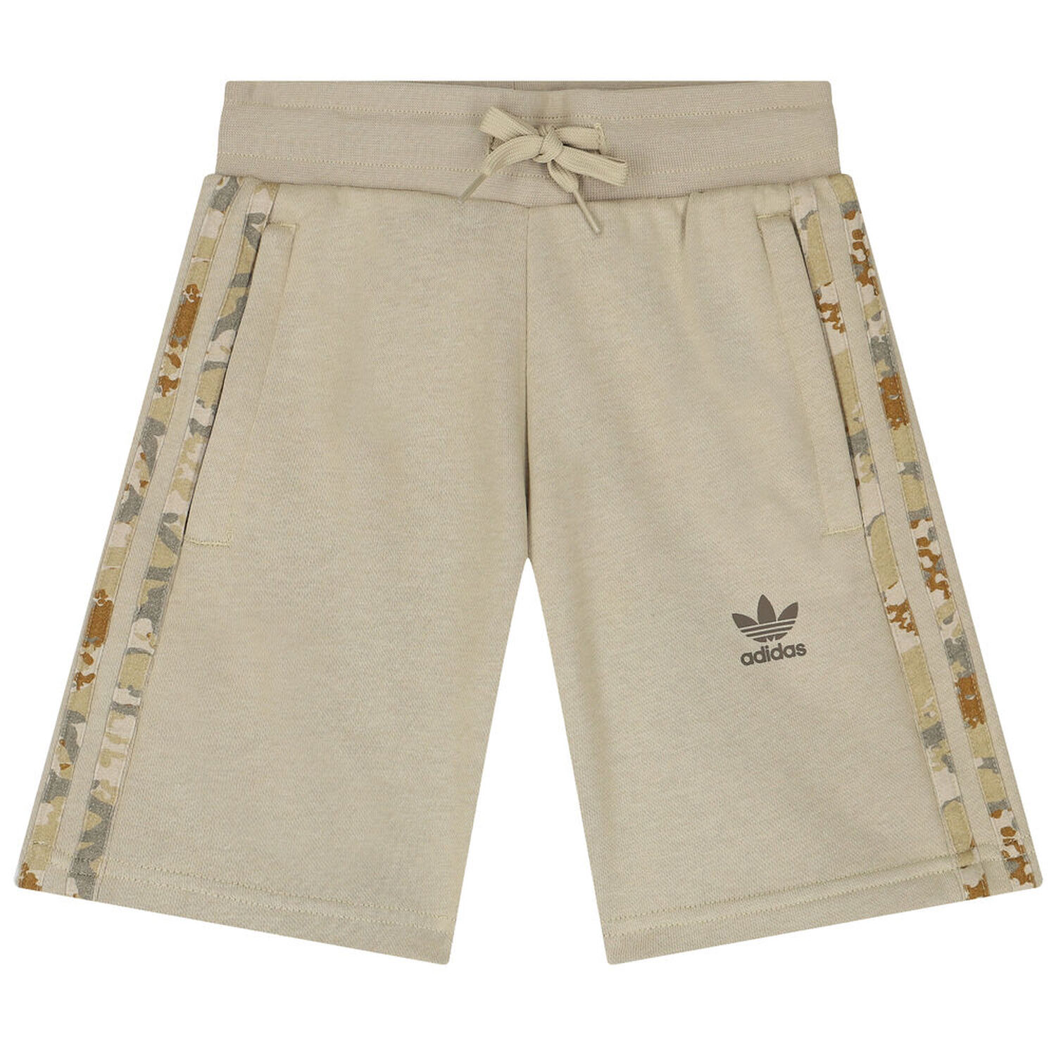 Boys Beige Logo Shorts, 1, hi-res image number null