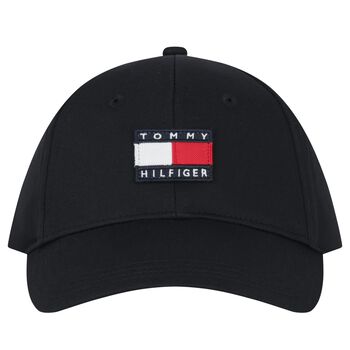 Boys Black Logo Cap