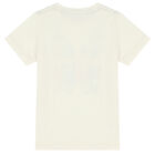 Boys Ivory Logo T-Shirt, 1, hi-res