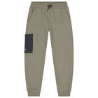 Boys Green & Grey Tracksuit Set ( 3 Piece ), 1, hi-res