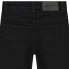 Boys Black Denim Jeans, 1, hi-res