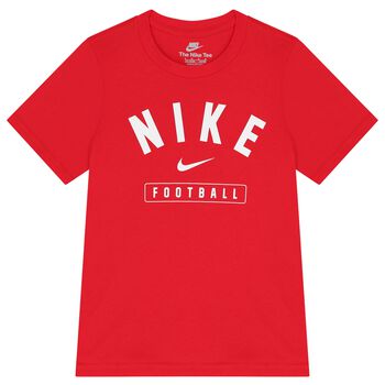 تيشيرت بالشعار باللون الاحمر 