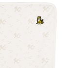 Ivory & Beige Tiger Logo Baby Blanket, 1, hi-res