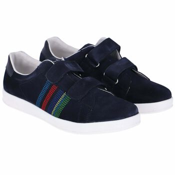 Younger Boys Navy Sneakers