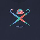 Boys Navy Blue Logo T-Shirt, 2, hi-res