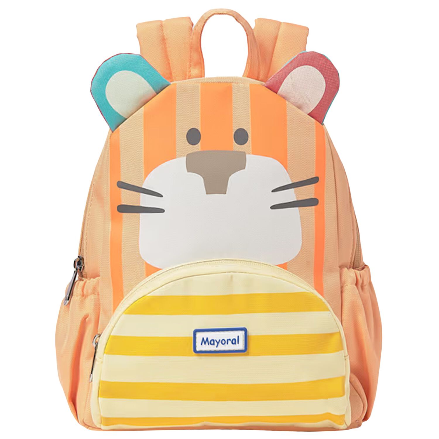 Girls Multi-Colored Tiger Backpack, 1, hi-res