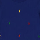 Boys Blue Logo Long Sleeve Top, 1, hi-res