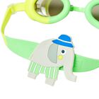 Green & Blue Eli the Elephant Swimming Goggles, 1, hi-res