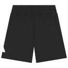 White & Black Logo Shorts Set, 1, hi-res