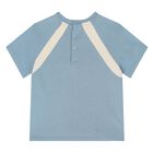 Younger Boys Blue Logo T-Shirt, 2, hi-res