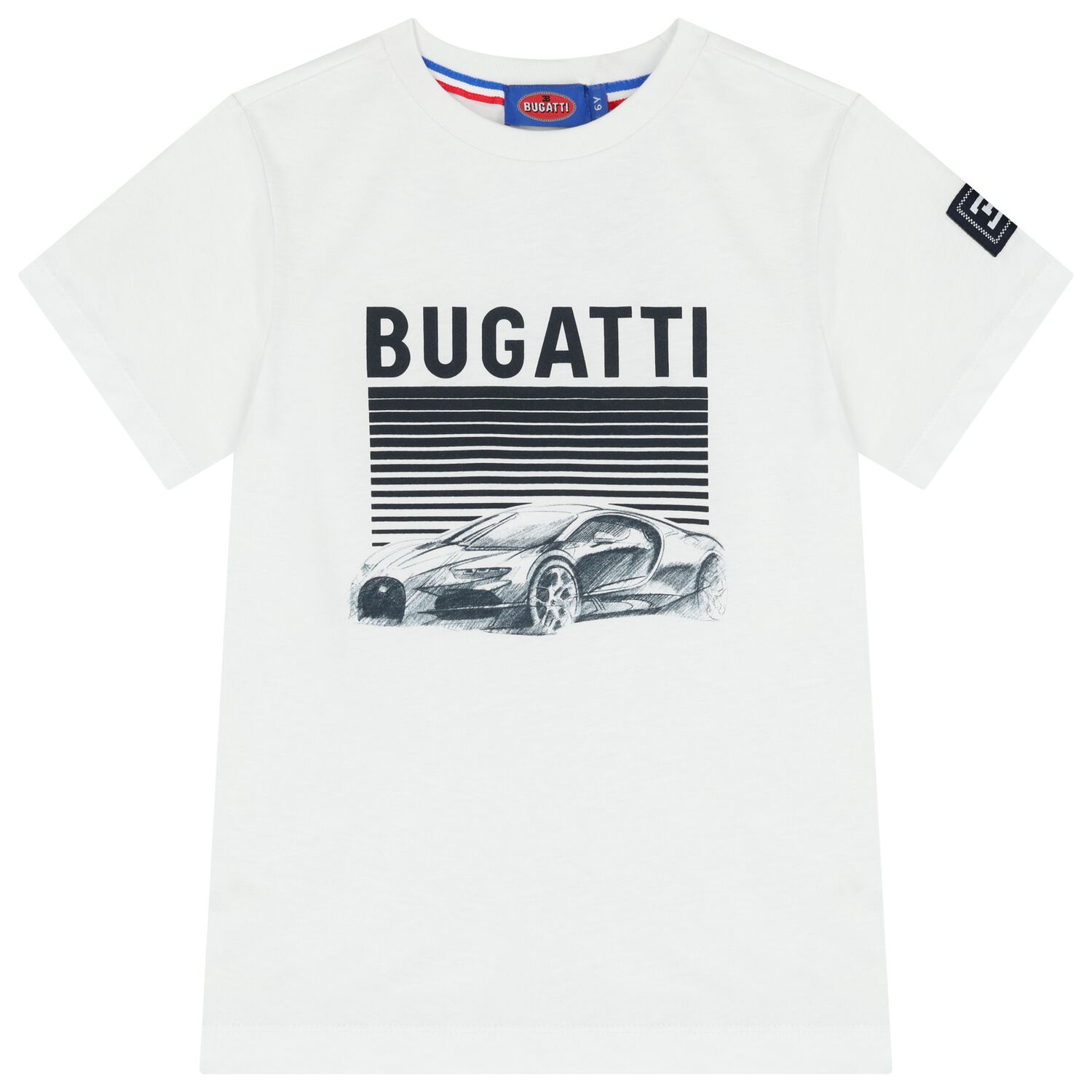 Boys White Logo T-Shirt, 3, hi-res