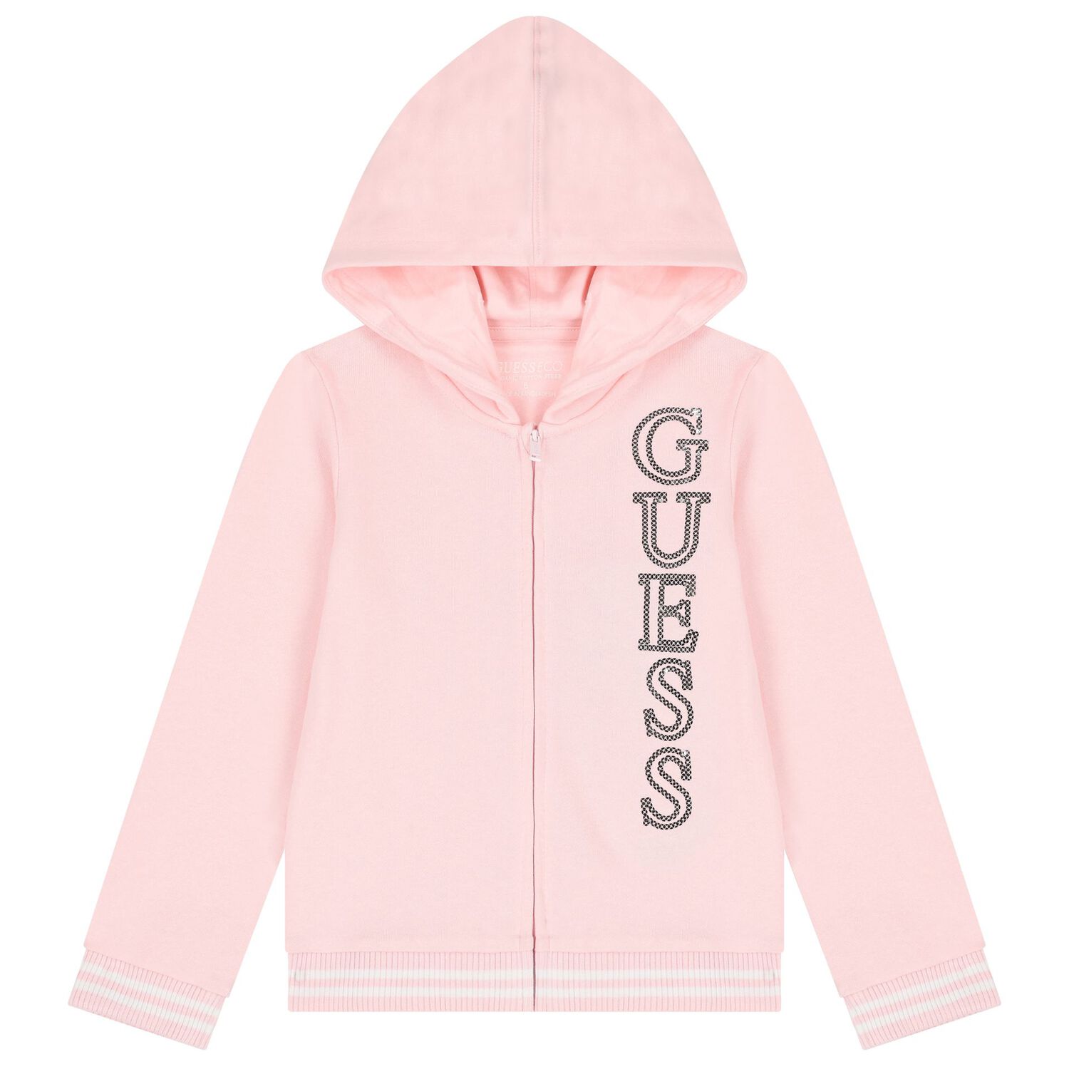 بدلة بنات رياضية بالشعار باللون الوردي, 1, hi-res image number null