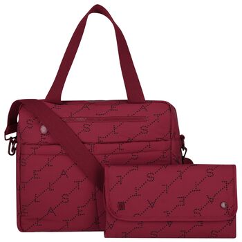 Burgundy Logo Baby Changing Bag ( 30CM )