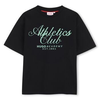 Boys Black Logo T-Shirt