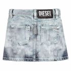 Girls Blue & Silver Mini-Me Skirt, 1, hi-res
