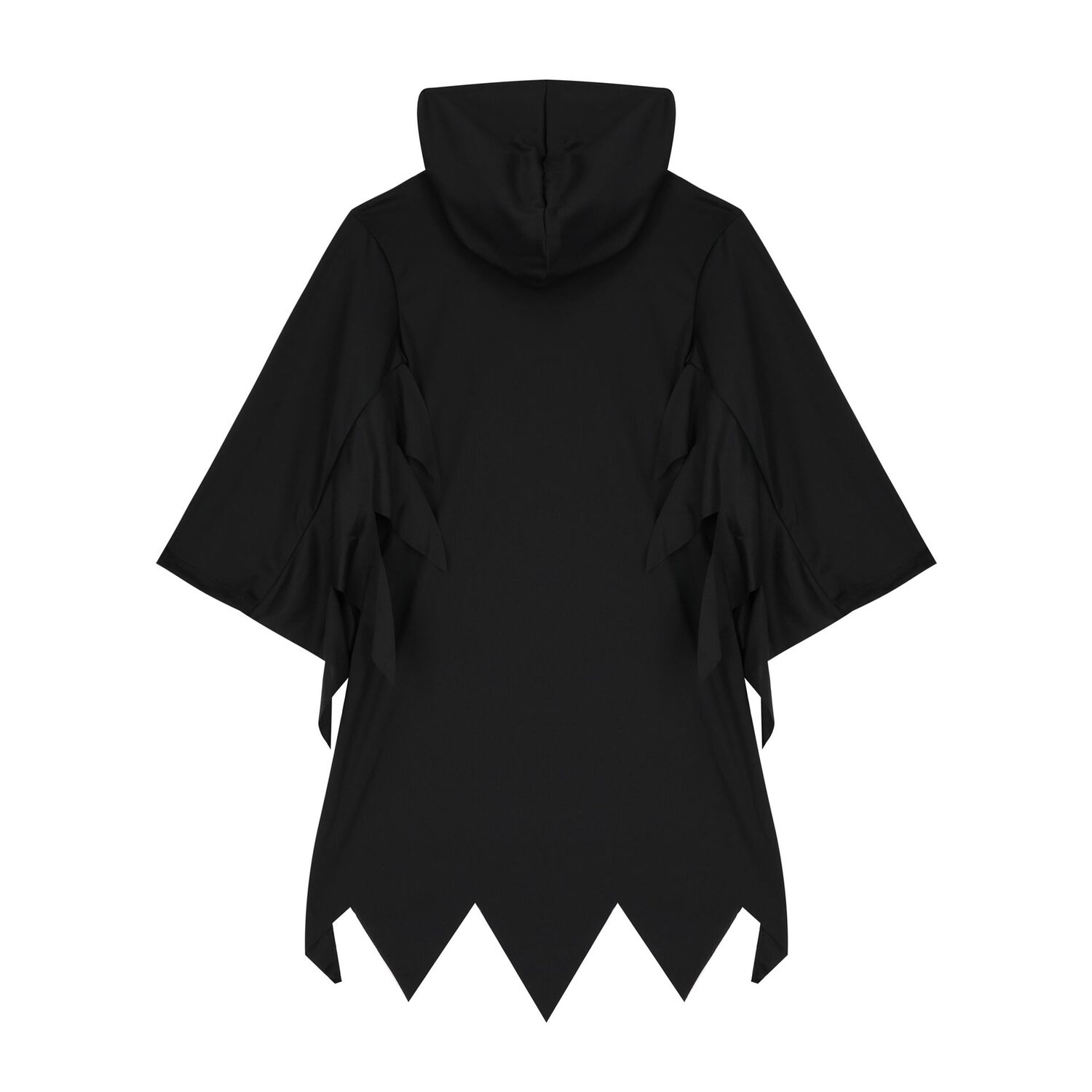 Boys Black Neon Halloween Reaper Costume, 1, hi-res image number null